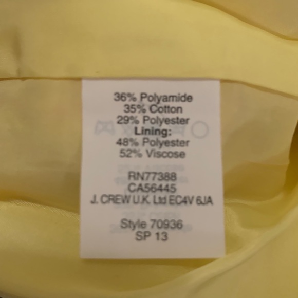 J. Crew Yellow & Pink Tweed Sheath Mini Dress - Picture 5 of 5